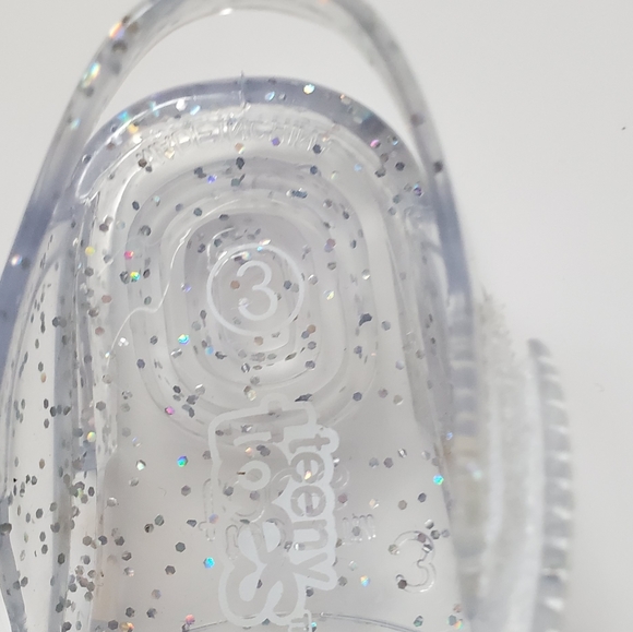 2/$20 TEENY TOES Baby Girl Size 3 Jelly Sandals - Picture 3 of 4